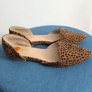 Isaac Mizrahi cheetah print women's ballet flats size 9.5M. VGUC